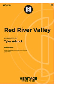 Red River Valley TT choral sheet music cover Thumbnail